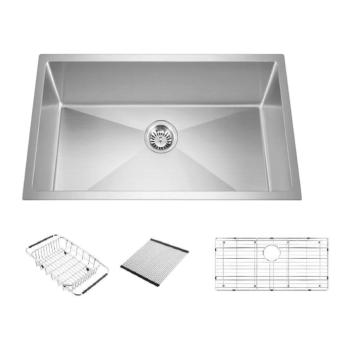 FREGADERO DE UNA POZA S-E 81.2X48.3X25.4 CON ACCESORIOS