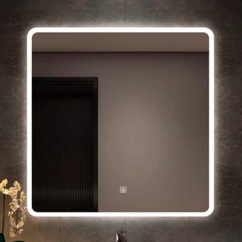 ESPEJO LED CUADRADO 70 X 70 SIN MARCO