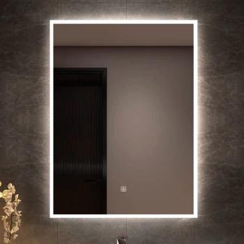 ESPEJO LED RECTANGULAR 80 X 60 SIN MARCO