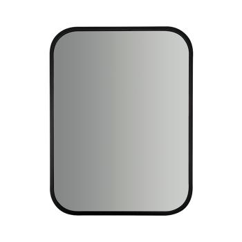 ESPEJO CUADRADO 60 X 60 CON MARCO NEGRO