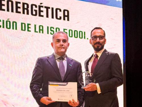 Fuimos reconocidos por el Ministerio de Ambiente y Energía por nuestra gestión responsable de los recursos.